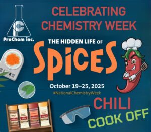 ProChem Inc. Chili Cookoff to celebrate 2025 Chemistry Week theme