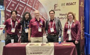 ProChem Inc. team members at their booth at the ACS Fall 2026 conference.
